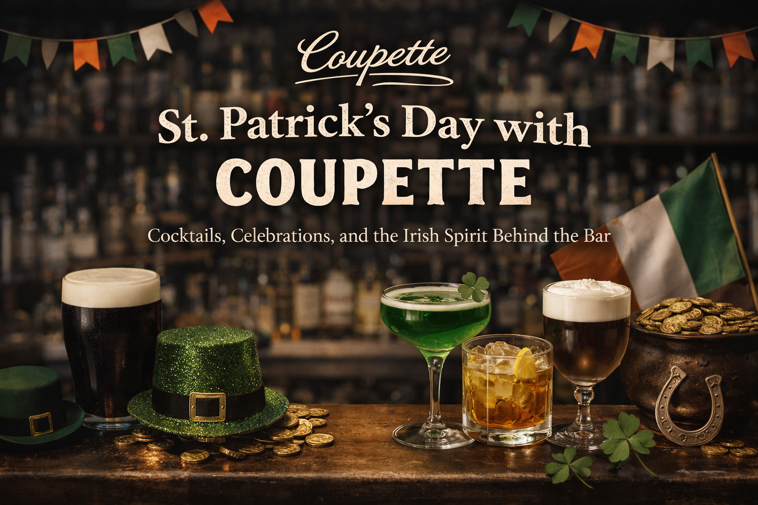 St. Patrick’s Day wih Coupette: Cocktails, Celebrations, and the Irish Spirit Behind the Bar